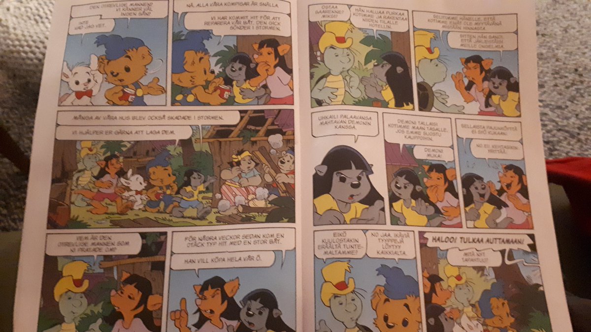 Äntligen en Bamse-tidning som passar perfekt för vår familj! #bamse #nalle #feltryck #painovirhe #tvåspråkighet