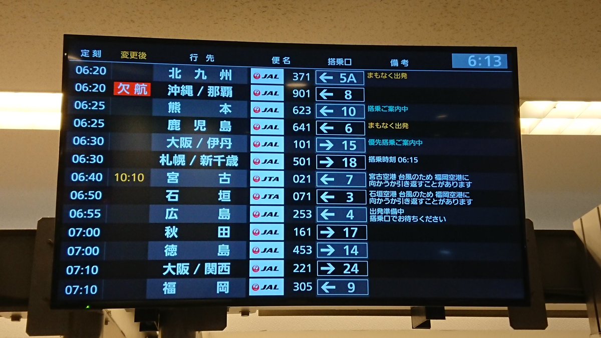 ほりどん Twitter ನಲ ಲ Jal303便 福岡空港ゆきairbus A350 900 Ja01xjは6 に11番搭乗口から出発しました 沖縄那覇空港ゆきは欠航なんですね ほりどん Twitter ನಲ ಲ Jal303便 福岡空港ゆきairbus A350 900 Ja01xjは6 に11番搭乗口から出発しました 沖縄那覇空港ゆきは欠航なんですね