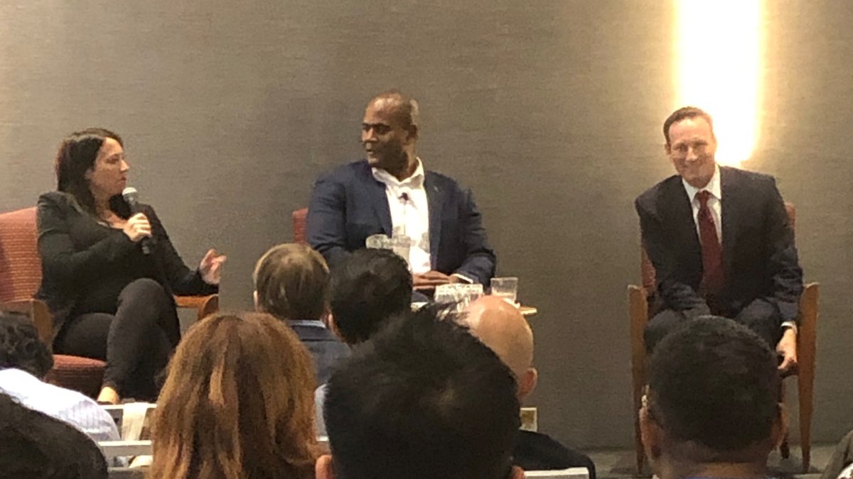 NewPoliticsAcad's tweet photo. "If you served because you want to fix issues, then it's because you care about your community and you want to give back. And the people that are making the rules are politicians. If you care about the issues, you have to engage in politics."
~@JoshFryday at #ServiceToPolitics https://t.co/NOBcWL7UMk