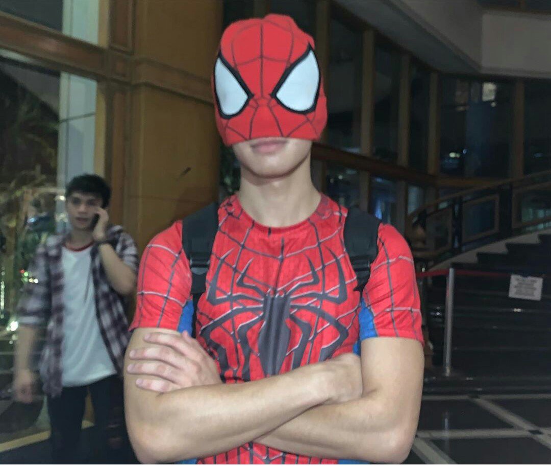 RadsonTeam's tweet photo. #RadsonFlores at the media conference for ‘Spider-Man: Far From Home' star #JacobBatalon! ✨ 
@radsonflores @ArtistCenter @gmanetwork @FloresRadson https://t.co/krS3wGg3TK