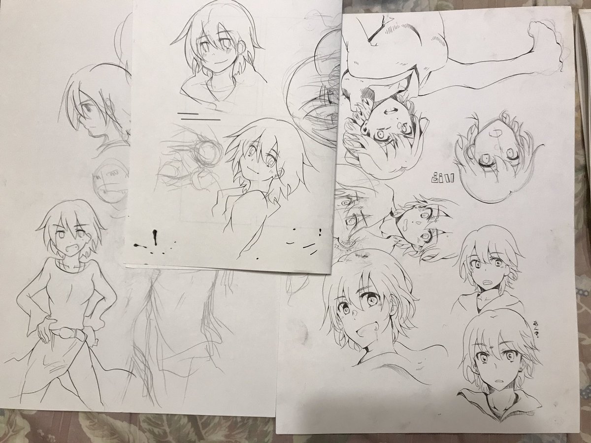 からの、最近のまでがこんな感じかな
めっちゃインク擦れてるな!? 