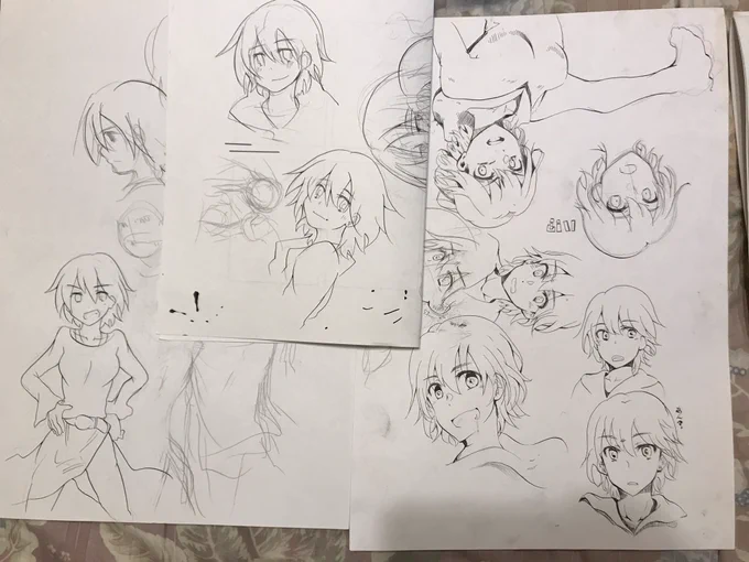 からの、最近のまでがこんな感じかな
めっちゃインク擦れてるな!? 