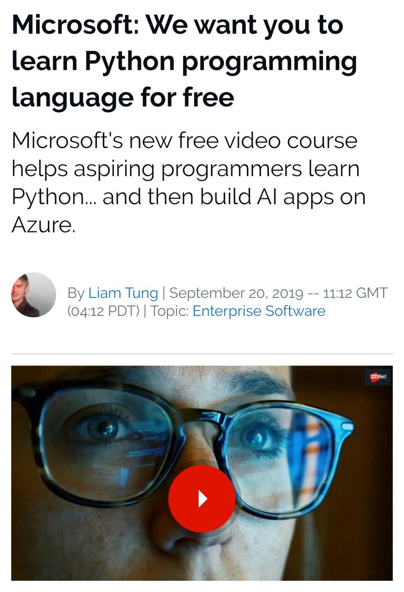 Calculated_Comp's tweet photo. via #ZDNet #CalculatedComputers #TechNews #Microsoft #Python #Programming #Learn #Free https://t.co/e22U8sjxDs