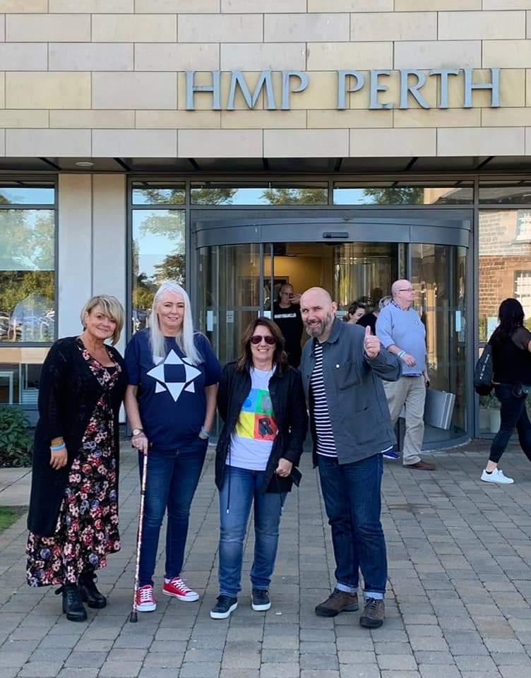 SuzieYMA's tweet photo. Goodbye HMP Perth...hello Inverness.
Thank you for your passion, tenacity and commitment to recovery/rediscovery Recovery Walk Scotland #YouMatterAlways #RecoveryWalk @RecWalkScot @scottishprisons #CompassionateCommunitiesCreate https://t.co/Ovzh4HbIBQ