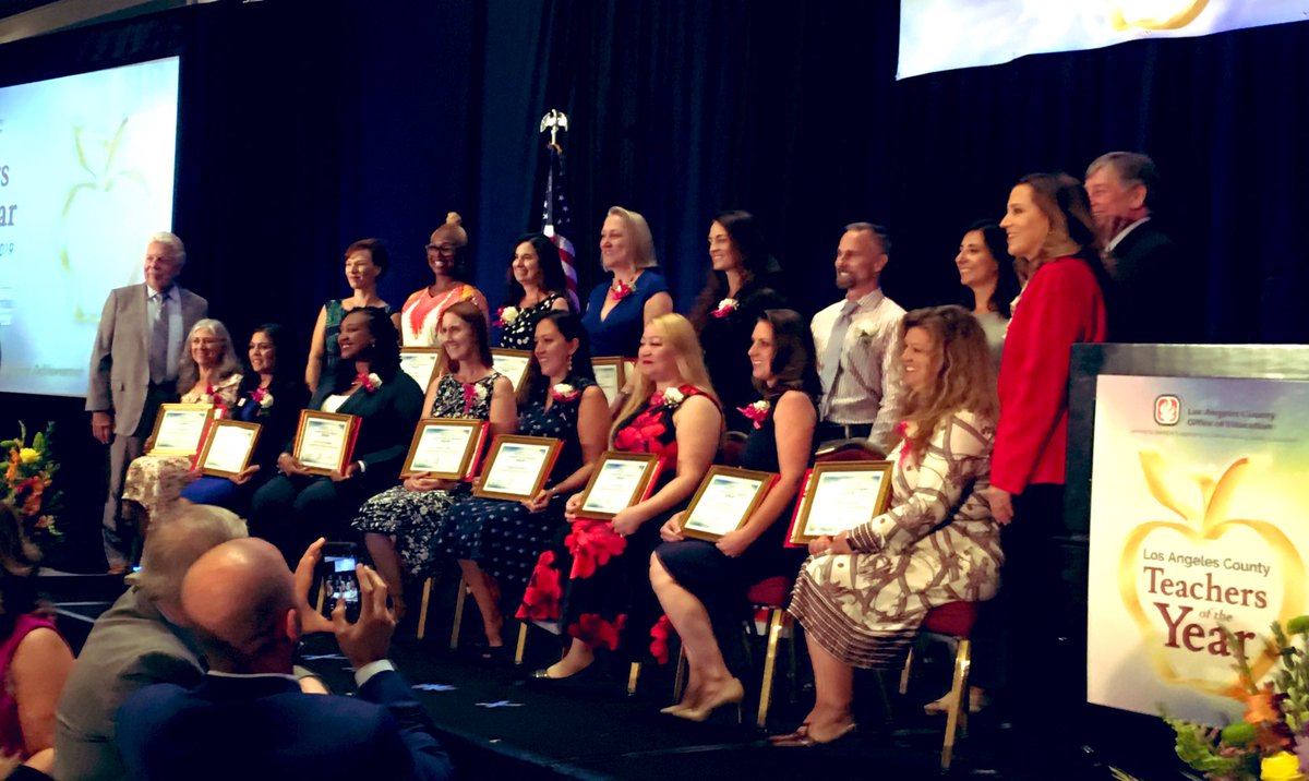 JohnGarciaIII's tweet photo. Our 16 amazing county teachers of the year!! ๐ @lacoeinfo #TOY19 https://t.co/dkrtmr4zYJ