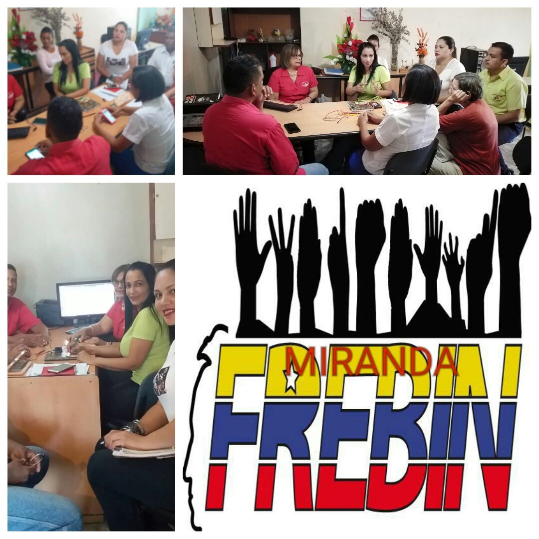 OficialUnerg's tweet photo. #20Sep2019 | #EsNoticia 🔊 Bajo los lineamientos del Coordinador Nacional de @FREBIN_NACIONAL @jlberroteran y @GuaricoFrebin ⭐ #Hoy se realizó en el Municipio Miranda Reunión del comité Promotor #FREBIN 👉 Esto es #DiálogoYPaz @NicolasMaduro @CesarTrompizVE @MppeuVE @arbolve https://t.co/jrpV3U5sN2