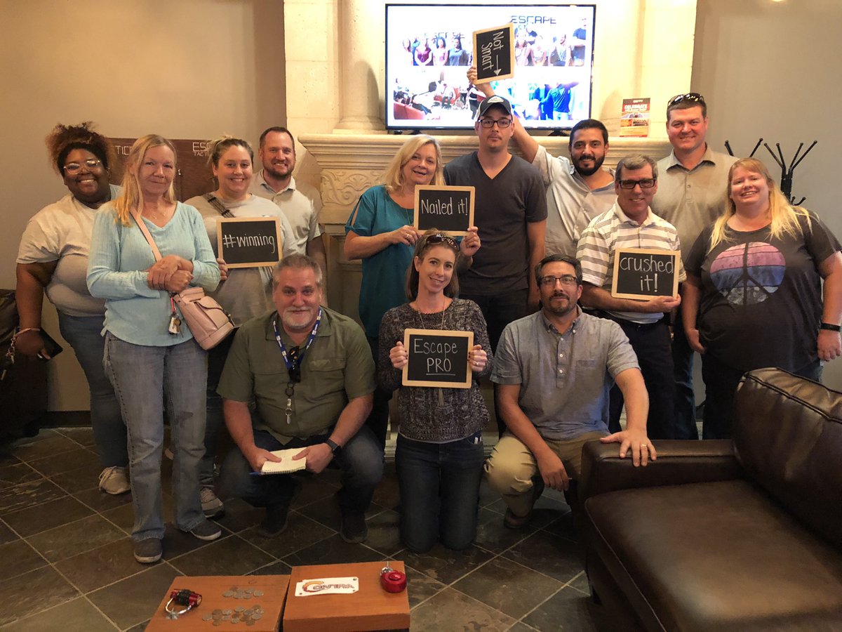 Fun day at Escape Tactic!  #fasteners #charlotte