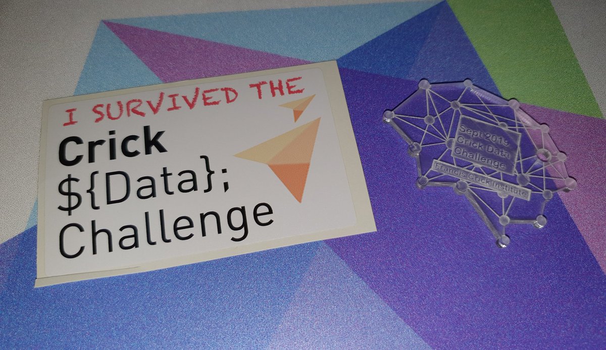 CrickAIClub's tweet image. A small memento of the #CrickDataChallenge for the participants who spent 2 days hacking away at some of the thorniest data analysis problems @TheCrick - we hope you all enjoyed it and hope to see you again next time!
