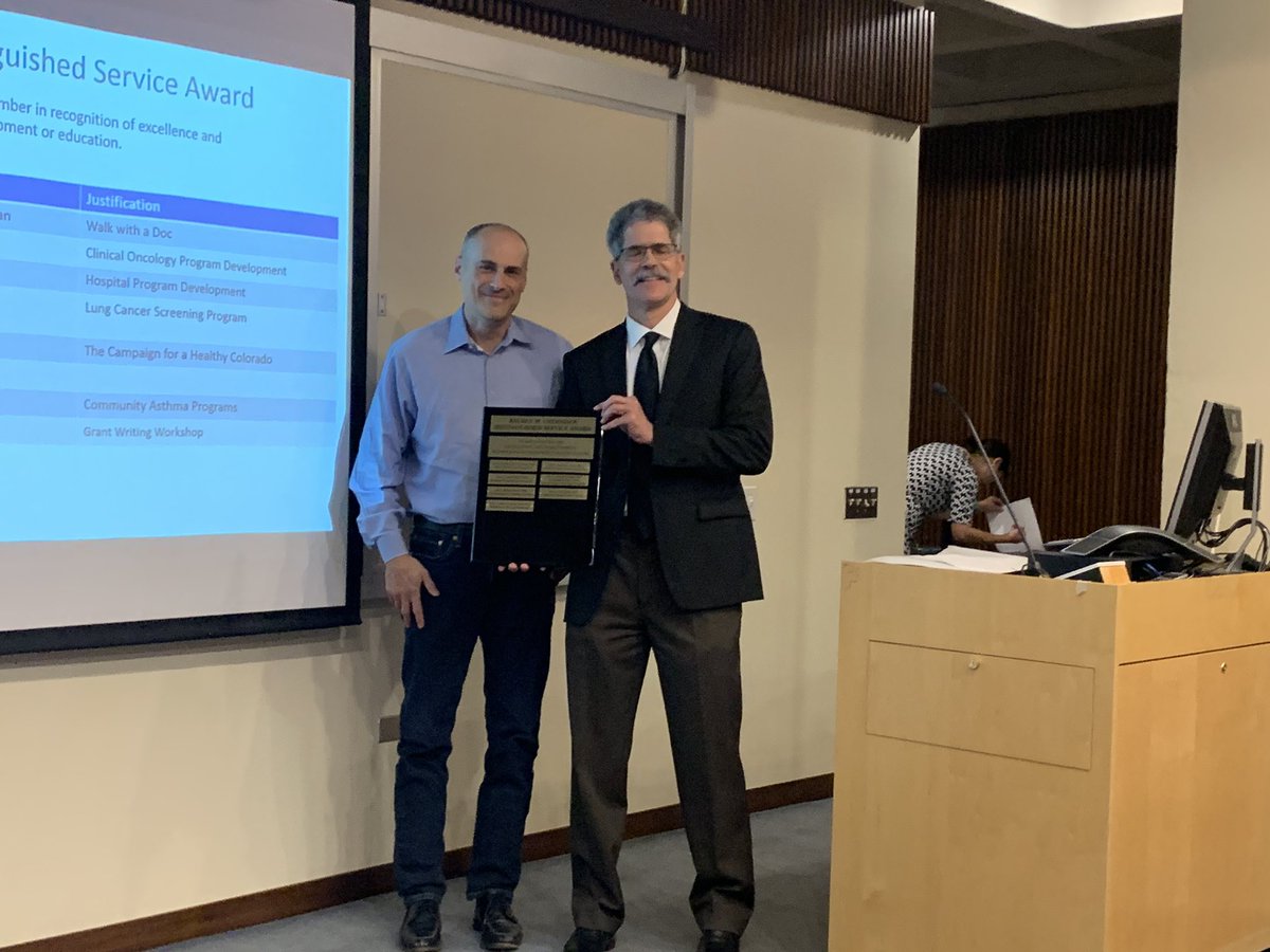 IrinaPetracheMD's tweet photo. Congratulations #TonyGerberMD  the 2019 Reuben Cherniack Awardee for his outstanding impact on @NJHealth through leading the Grant Writing Workshop https://t.co/tDxFbY5C1b
