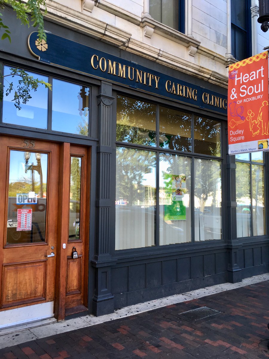 Congratulations to Community Caring Clinic (@communitycclin) on the grand opening of their new behavioral health office space right in the heart of Dudley Square at 55 Warren Street in Roxbury!