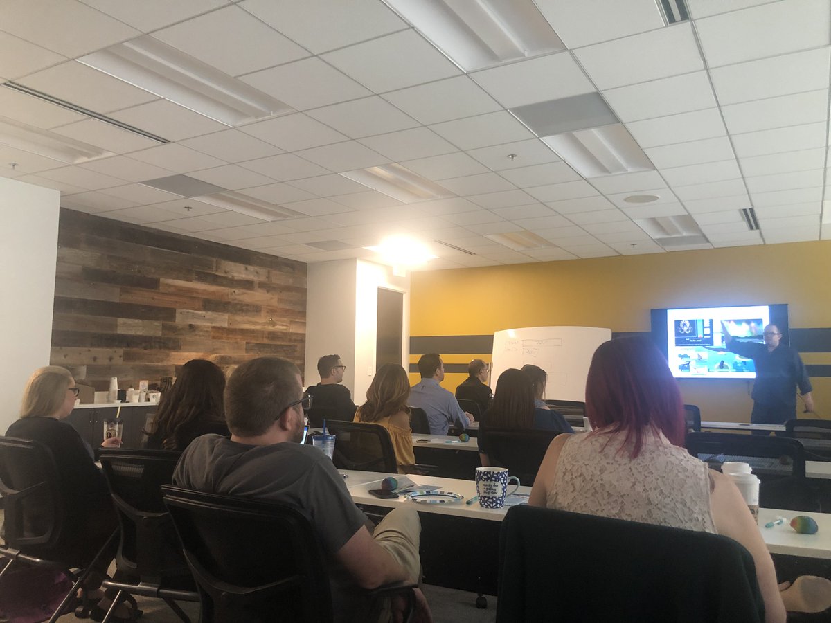 LandstromCenter's tweet photo. Today we hosted a presentation on neurofeedback led Dr. Matt Landstrom! We gave a tour of our space afterwards with a short demonstration in our neurofeedback rooms. Thank you all who joined us! Happy Friday! #FridayFun #Neuropsychology #Neurofeedback #BrainPaint #LandstromCenter https://t.co/oreyfi0SET