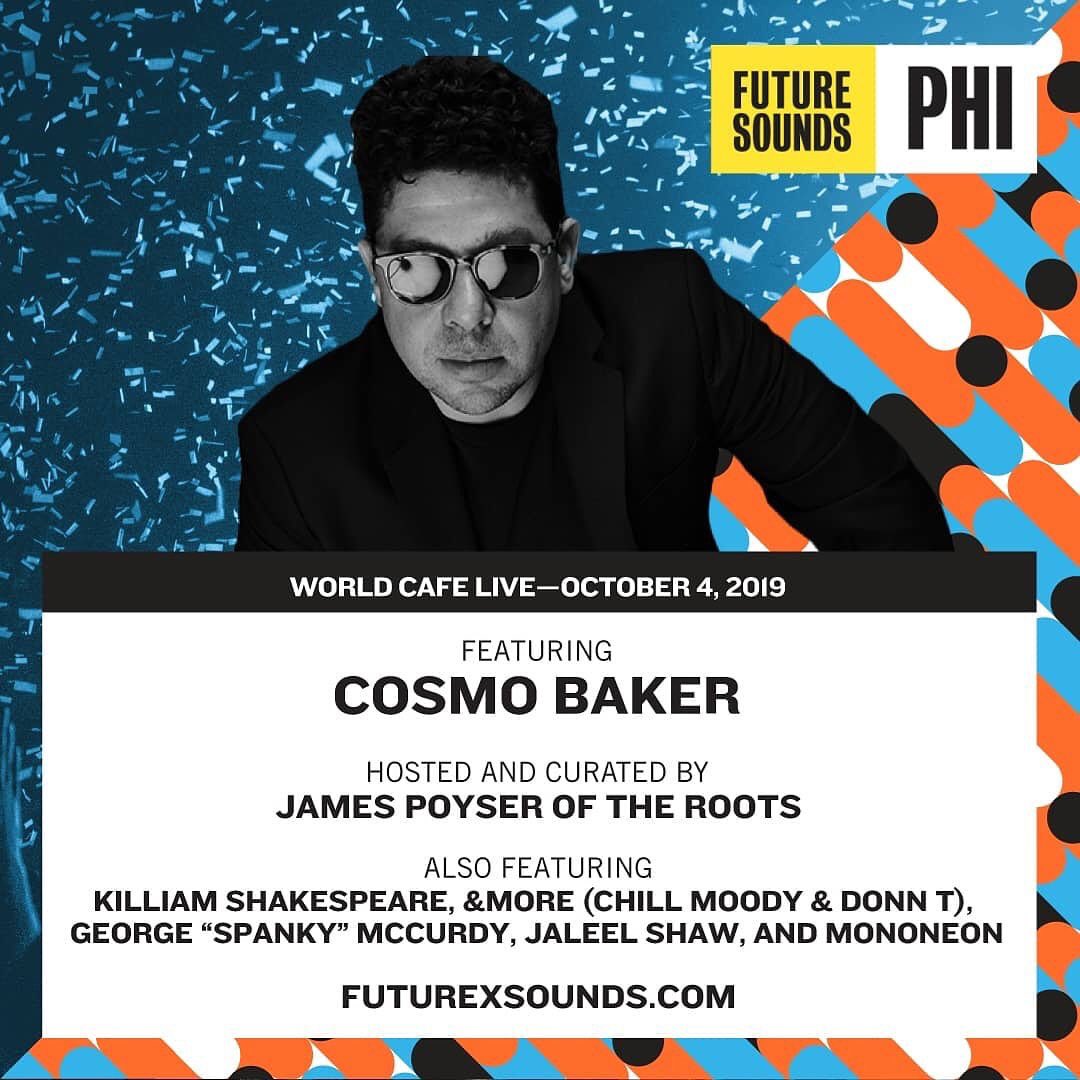 Real psyched to be included on this lineup of heavy hitter musicians curated by <a href="/jamespoyser/">James Poyser</a> - join us on 10/4 for <a href="/futurexsounds/">Future(x)Sounds</a> Philly along with <a href="/MonoNeon/">MonoNeon</a> <a href="/KilliamOfficial/">Killiam Shakespeare</a> <a href="/WeAreAndMore/">&More (Chill Moody & Donn T)</a> <a href="/jaleelshaw/">Jaleel Shaw</a> and more at <a href="/worldcafelive/">World Cafe Live</a> #ShiftingTheSpotlight