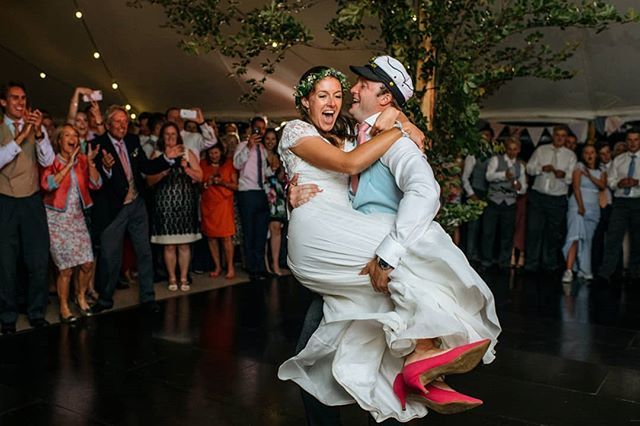 Bright pink shoes and a sailors hat, the perfect first dance combo
----
Sophie &amp; George
----
#hampshirewedding #hampshireweddingphotographer #surreywedding #backgardenwedding #countrywedding #pinkweddingshoes #sailorhat #weddingdances #firstdance #docume… ift.tt/32Yha6b