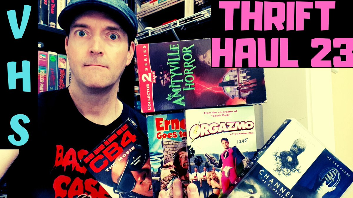 VHS Thrift Hunt + Mail Pickups Haul Video #23! youtu.be/e4RXxmY4Lkg
.
Subscribe to my YouTube channel for Horror Movie Reviews, VHS Thrift Hauls, Blu-ray &amp; VHS Collection Updates!
.
#vhsthrift #vhsthrifting #vhshaul #vhshunting #vhshunter #vhsthriftscore #horrormovies