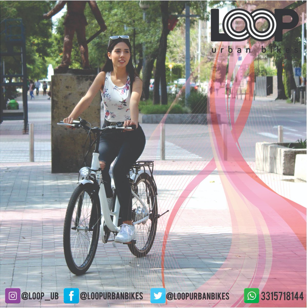 LoopUrbanBikes's tweet photo. Sigue nuestra promoción LOOP 🔋⚡
Bicicleta eléctrica de $19,000 a sólo $15,000.

Rueda y llega a donde quieras🔋⚡ https://t.co/Z6CPRj8t0A