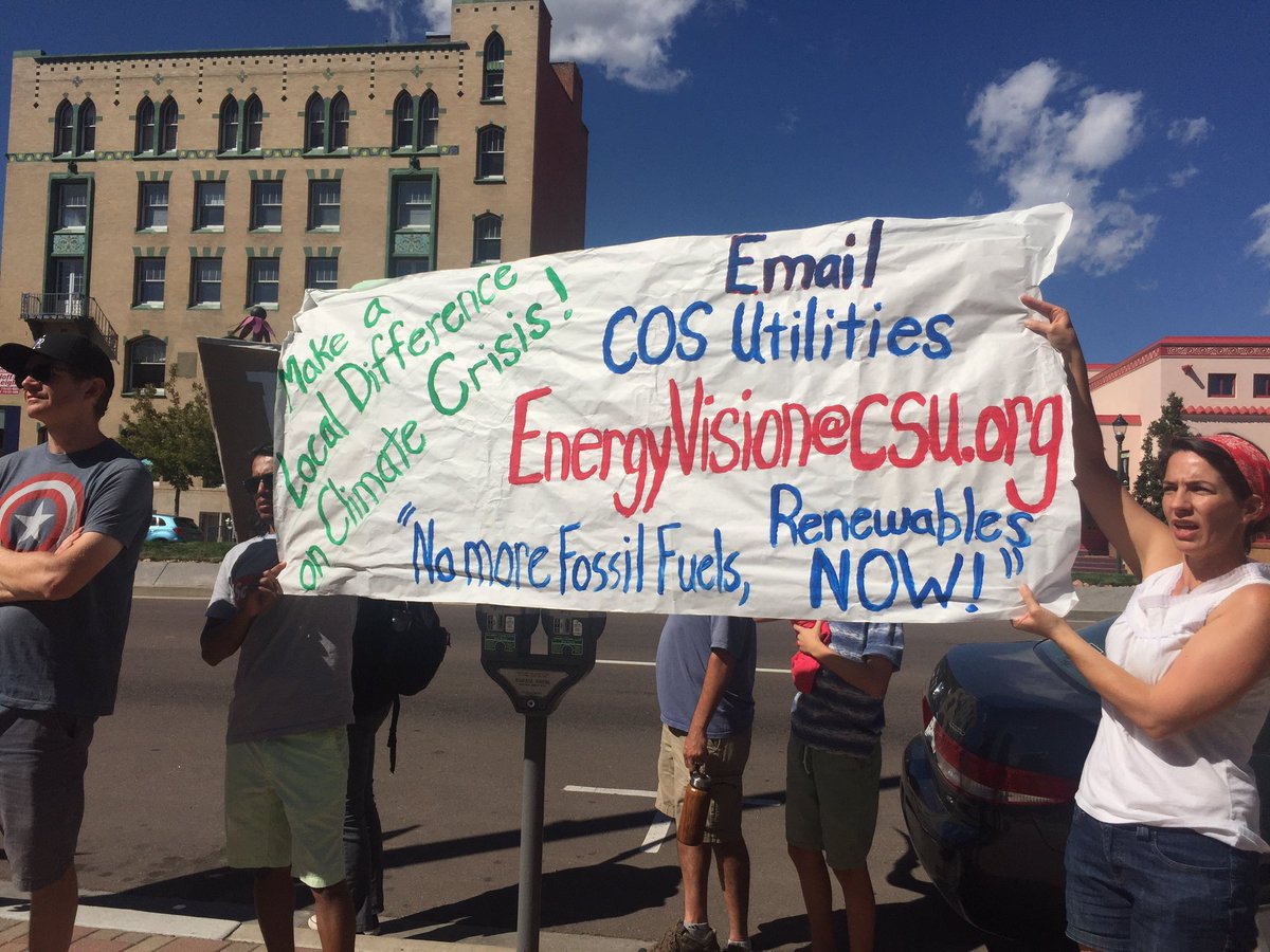 RandiMcCallian's tweet image. #CSprings send a quick email to Colorado Springs Utilities and tell them to end our use of fossil fuels and invest in renewables! 

They are creating the energy vision for our home for the next 20-30years, share your thoughts!! 
#closeDrake #RenewableEnergy #ClimateActionNow