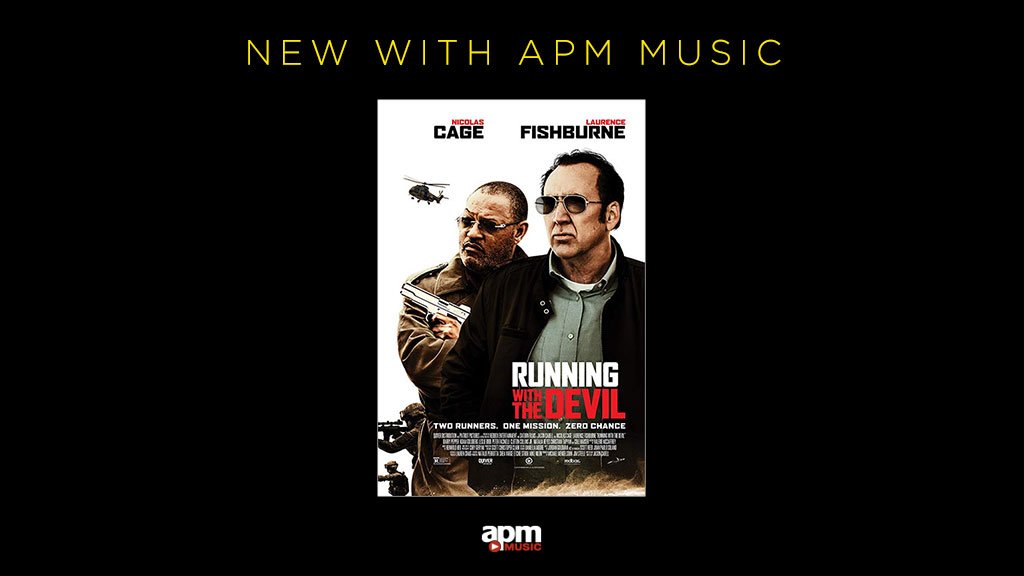 APMMusic's tweet image. Nicolas Cage &amp;amp; Laurence Fishburne? #intense ✅

#RunningWithTheDevil is in theaters today with APM Music included in the film!

#musicforfilm #ProductionMusic #musiclibrary #musiclicensing #musicproduction #music #soundtracks