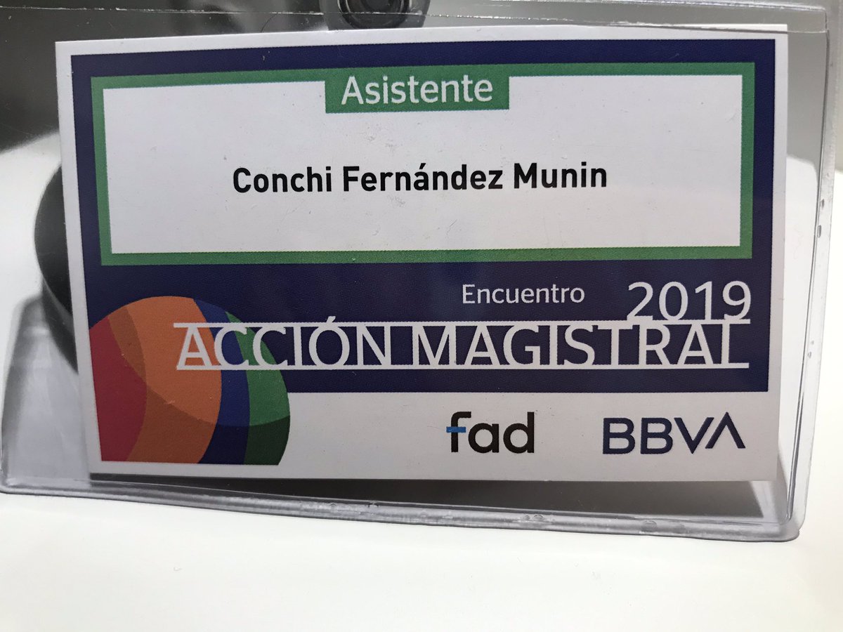 cfdezmunin's tweet photo. @accionmagistral @BBVABancaRespon Siiii, estamos formando un equipo ilusionado y comprometido con la nueva educación, muchas gracias por esta gran jornada!!! @accionmagistral @FadJuventud #campusbbva https://t.co/KE2jDSgk6h