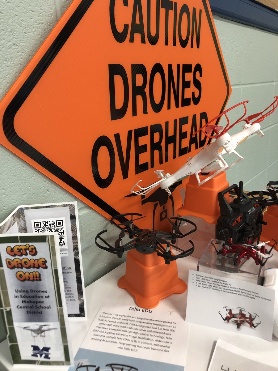 Mahopac Drones have so much potential!! Stop by our display in the area 19 Blast Lab to learn all about it! #districtonthemove #mahopacsky