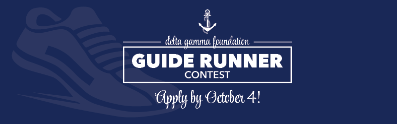 DGF_Tweets's tweet photo. Are you a #DeeGee who loves to run? Want to represent Delta Gamma in the @USABA National Marathon Championships at the CIM as guide runner to @stevebaskis? Head over to the application (https://t.co/bjhEYXIxBv) for complete details. Deadline: Oct. 4. #serviceforsight #dogood https://t.co/MoNkfAIvHH