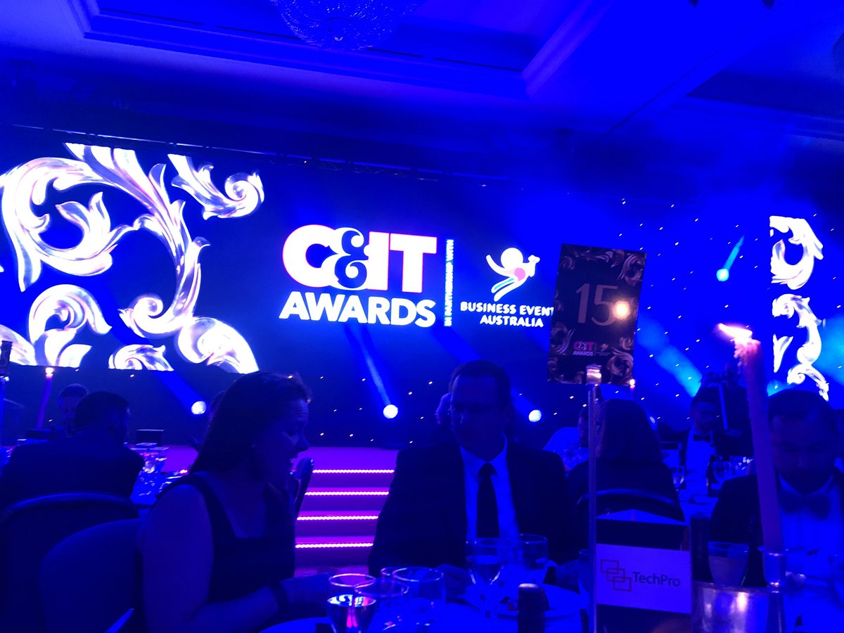 Party In full swing! Good luck everyone #CITAwards #eventprofs