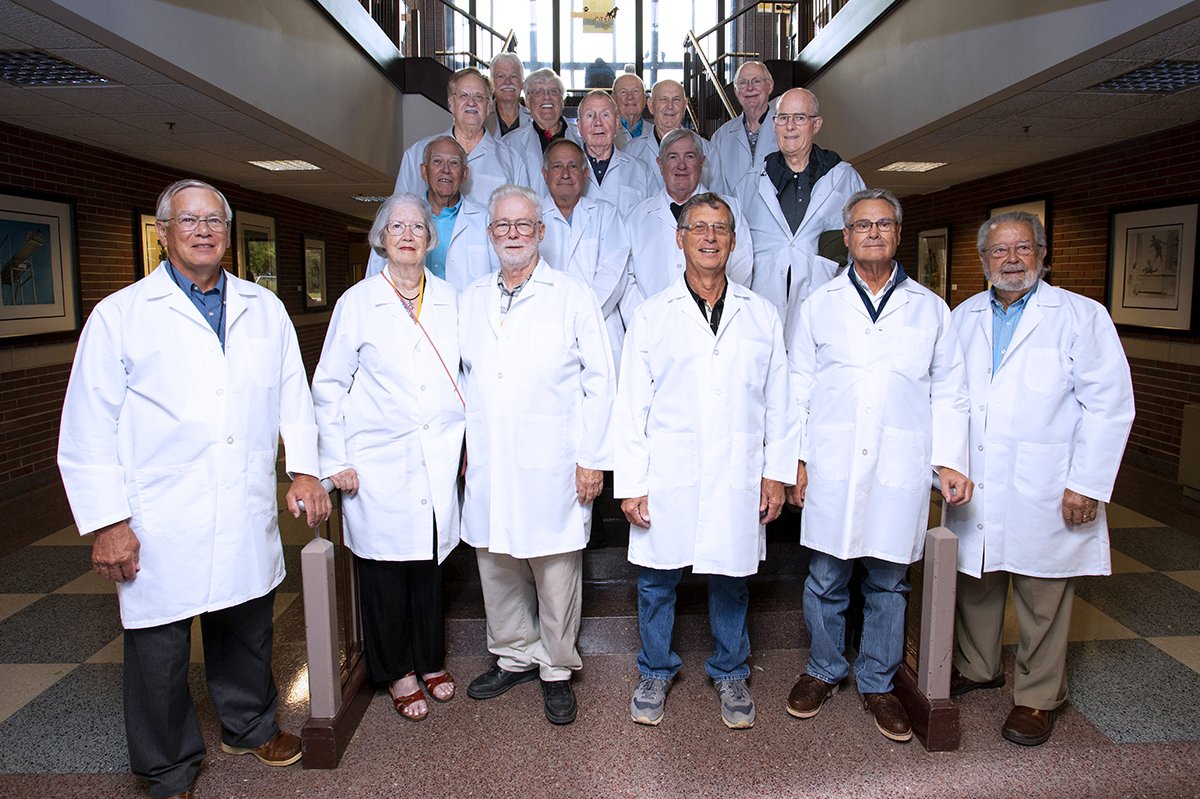 pucvm's tweet photo. The Class of 1968 will reconnect at Marriott Hall at 5:00 p.m. to celebrate their 50th anniversary!
#VetConf19 #purdue150 #pvm60 #vetlife #anniversary @PurdueAlumni https://t.co/qm1vRb8tjl