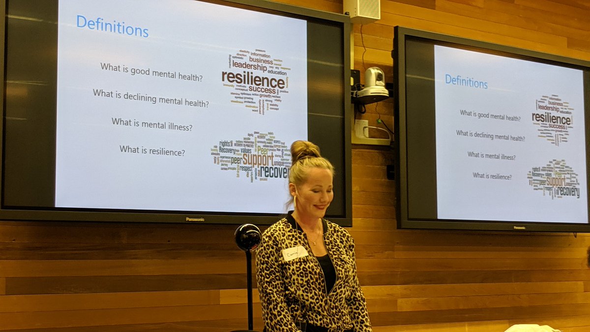ubc_health's tweet image. Carrie Krekoski, #UBCHealth Practice Education Manager and #resilience content lead for the #IntegratedCurriculum takes facilitators through the slides of the Cultivating Resilience workshop #Wellbeing #SelfCare #MentalHealth