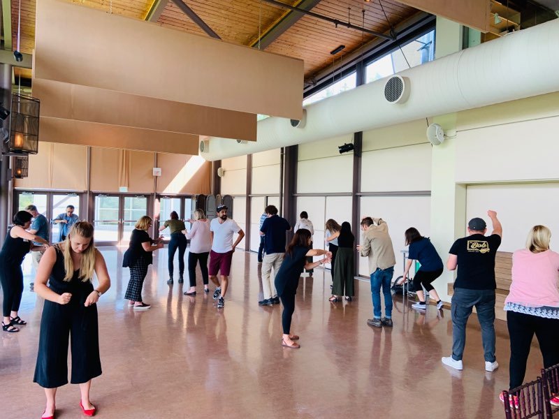 CISOntario's tweet photo. Exploring the Storytelling Through Movement Workshop with Stephen Costa, Associate Choreographer and Assistant Director for the Stratford Festival @stratfest #cisopd #stratfest #theatre #choregraphy #Stratford 🎭🕺 https://t.co/iSOBZBi2uZ