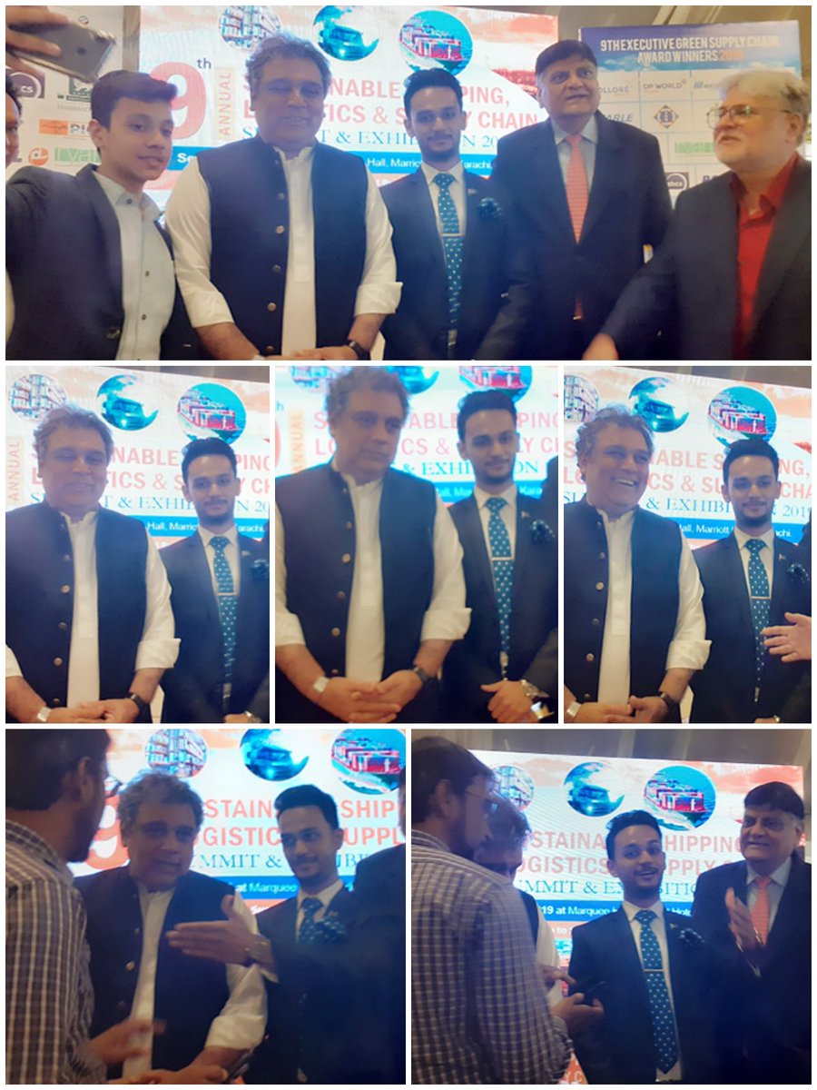 HumzaRizwanUK's tweet photo. Attended 9th Sustainable #Shipping &amp; #Logistics as Guest of Honour/Observer on invitation of Mr. Ateeq Ur Rahman at Marriott. Attended by Chief Guest Hon. @AliHZaidiPTI (Federal Minister for Maritime Affairs). 1/2

l #HumzaRizwan l #APYO l #StrivingForBetterPakistan l https://t.co/HZk8ytwGil