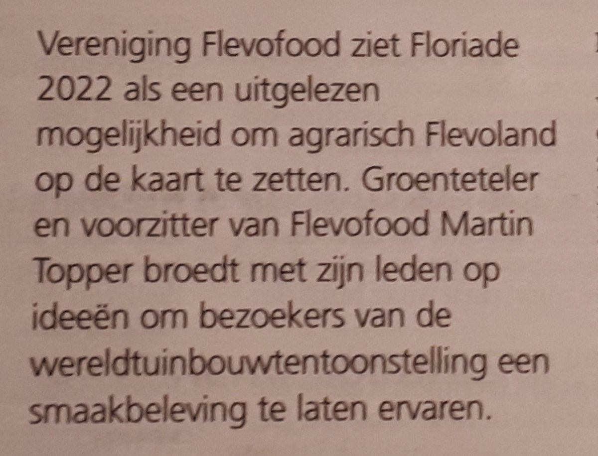 Karin_B_E's tweet photo. @Boerderij_nl vandaag

#Flevoland #Flevofood #Floriade 2022

"Er zou wat meer waardering voor eigen voedselketen mogen zijn. Het is aan ons om consumenten te prikkelen" https://t.co/VcyyUiWdc8