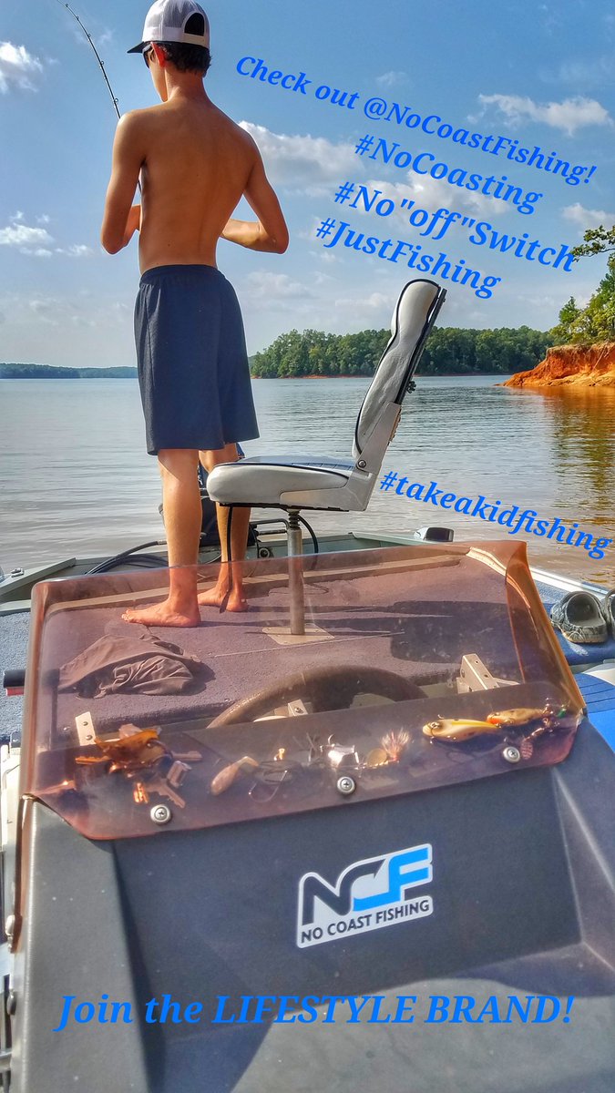 #FishingFamily #Nocoasting into the weekend full speed ahead!... Give <a href="/NoCoastFishing/">No Coast Fishing</a> a follow! Come along join the lifestyle friends &amp; have FUN! 😎🎣🎣 #Nocoastnation #Getkidsfishing #Keepkidsfishing #YoGarrett