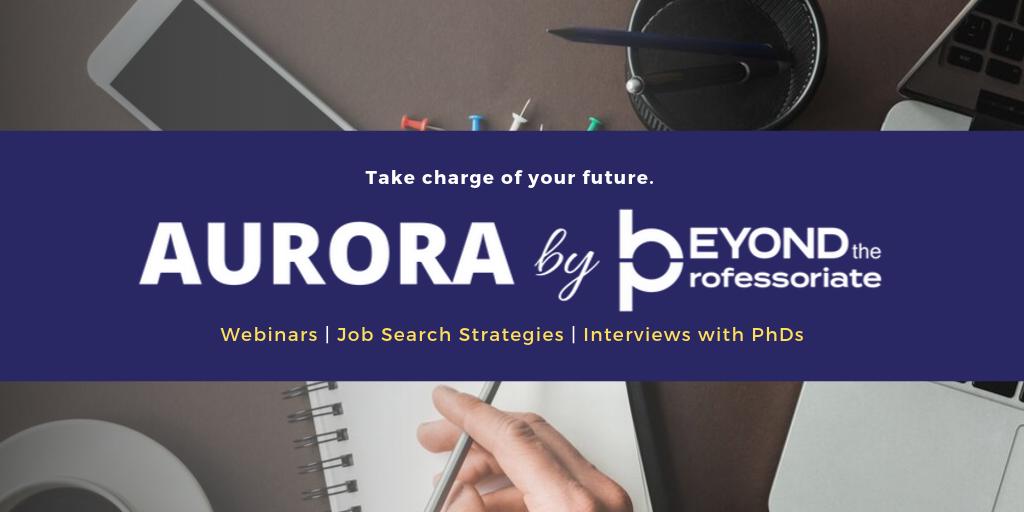 drmarenw's tweet image. Looking for career resources for grad students at your institution? Consider Aurora by #beyondprof 

Here's what ppl are saying: "We are impressed with your product! We think it provides a comprehensive scope of career related resources for grad students." beyondprof.com/aurora