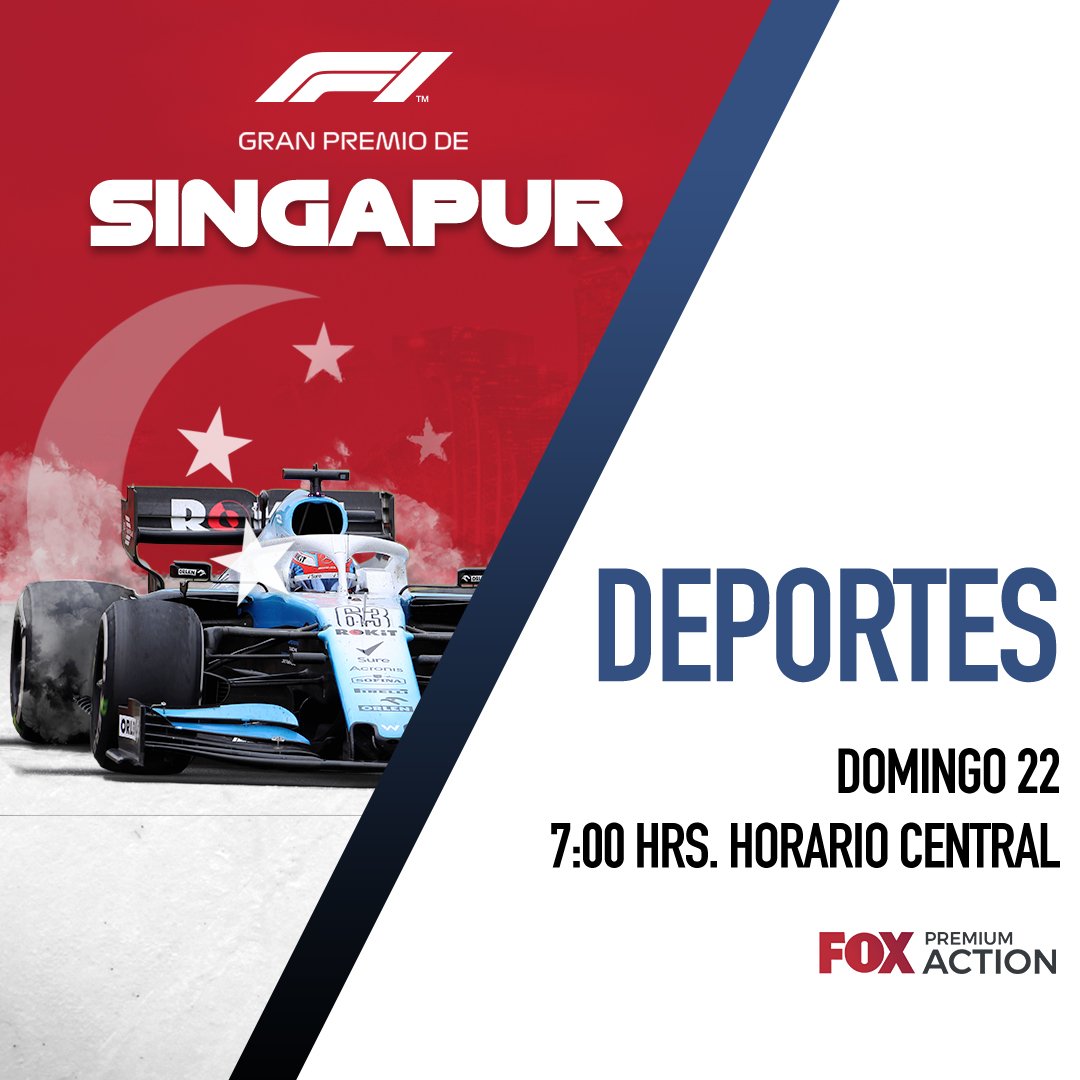 🏎 ¡La Fórmula 1 toma Singapur!  ¿Quién logrará llegar a la meta en las 61 vueltas que estos pilotos darán en Marina Bay? ¡No te la pierdas! 🏎