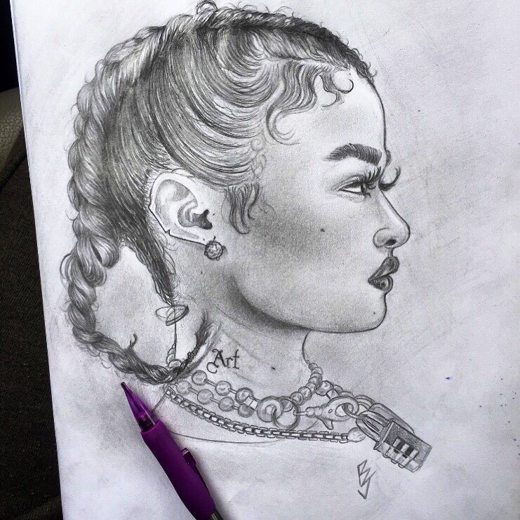 BjTattoos's tweet photo. Sketch I did of @Indialoveinc https://t.co/o8tRx2g00q