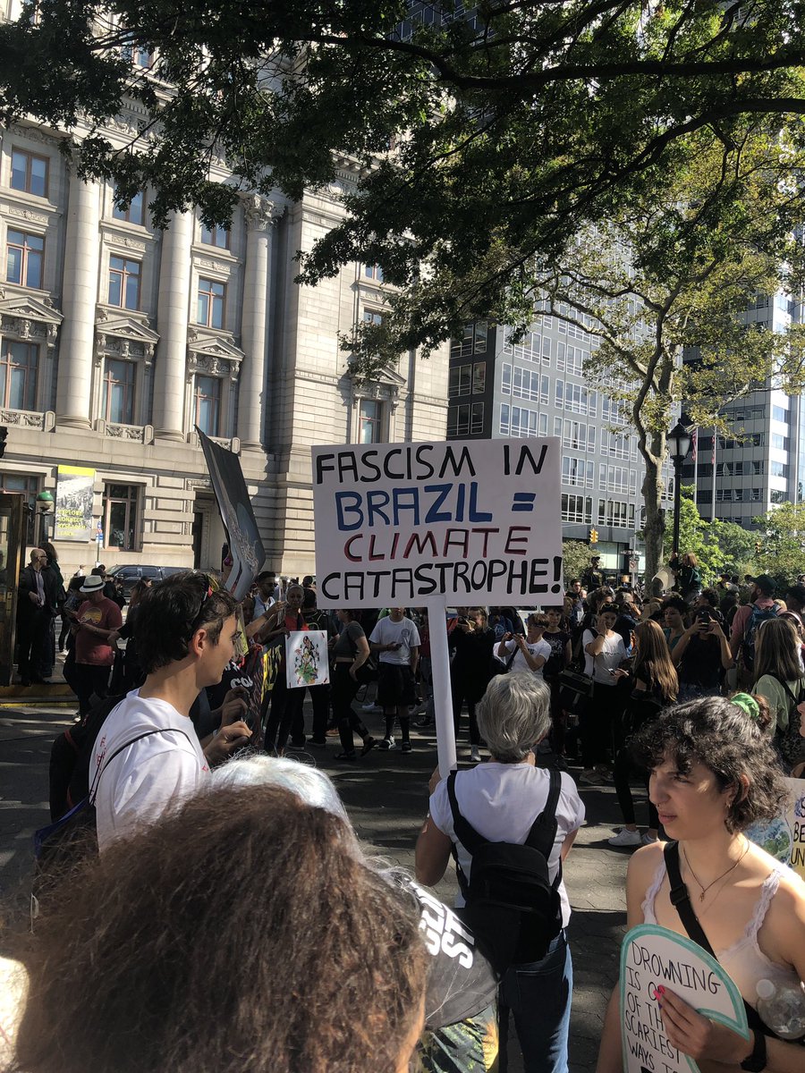 This shit is electrifying 🌍🌿♥️🌍🕊✊🏼🌏#climatestrike #nyclimatestrike #savetheworld #thinkofthefuture #overthrowthesystem