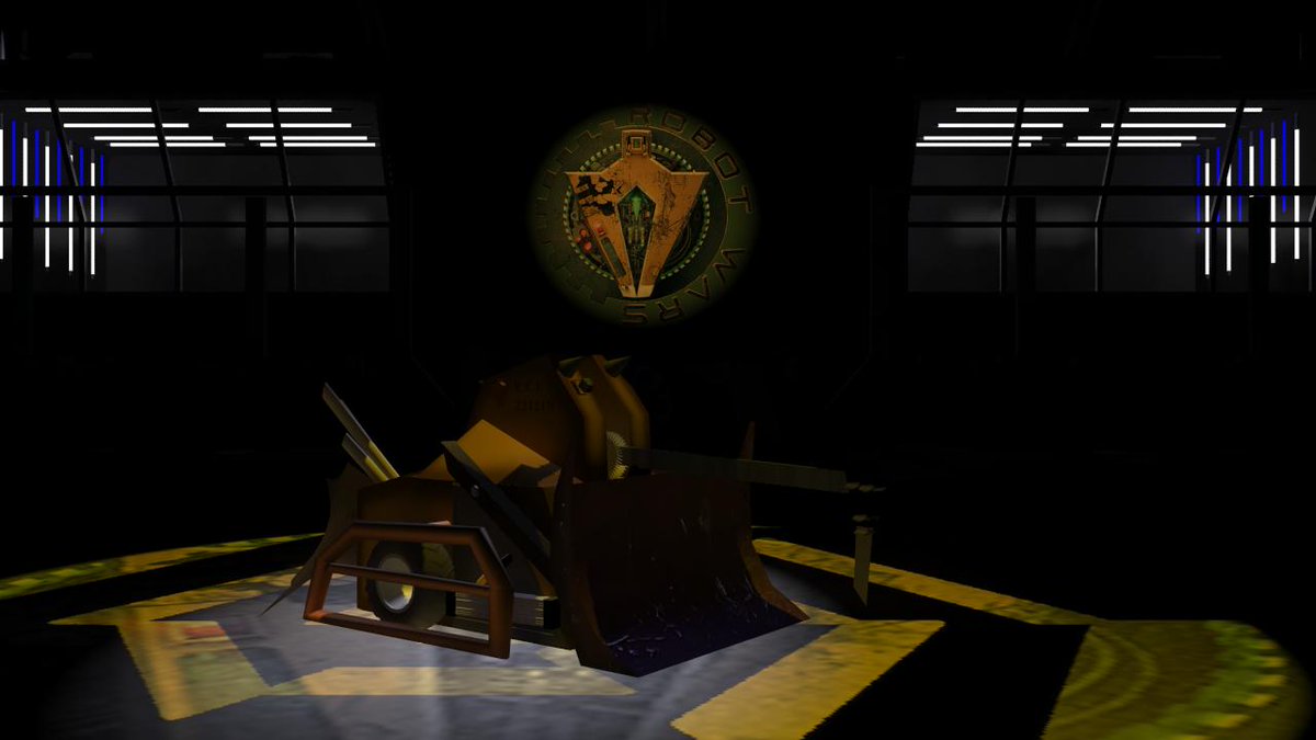 Liam__haddock's tweet image. #bringbackrobotwars Shunt in the arena ready for mayhem and destruction.