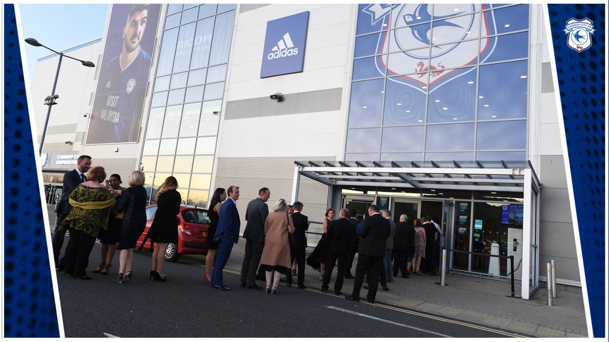 CardiffCityFC's tweet photo. #SupportTheGoal

Some famous (&amp; familiar) faces showing their support for @KylesGoal at their inaugural Sports Ball at CCS this evening.

A hugely important event with an inspiring ambition - read more about Kyle's Goal here 👉 https://t.co/QAWjvg9lDS

#CityAsOne https://t.co/RUiAOobZvf