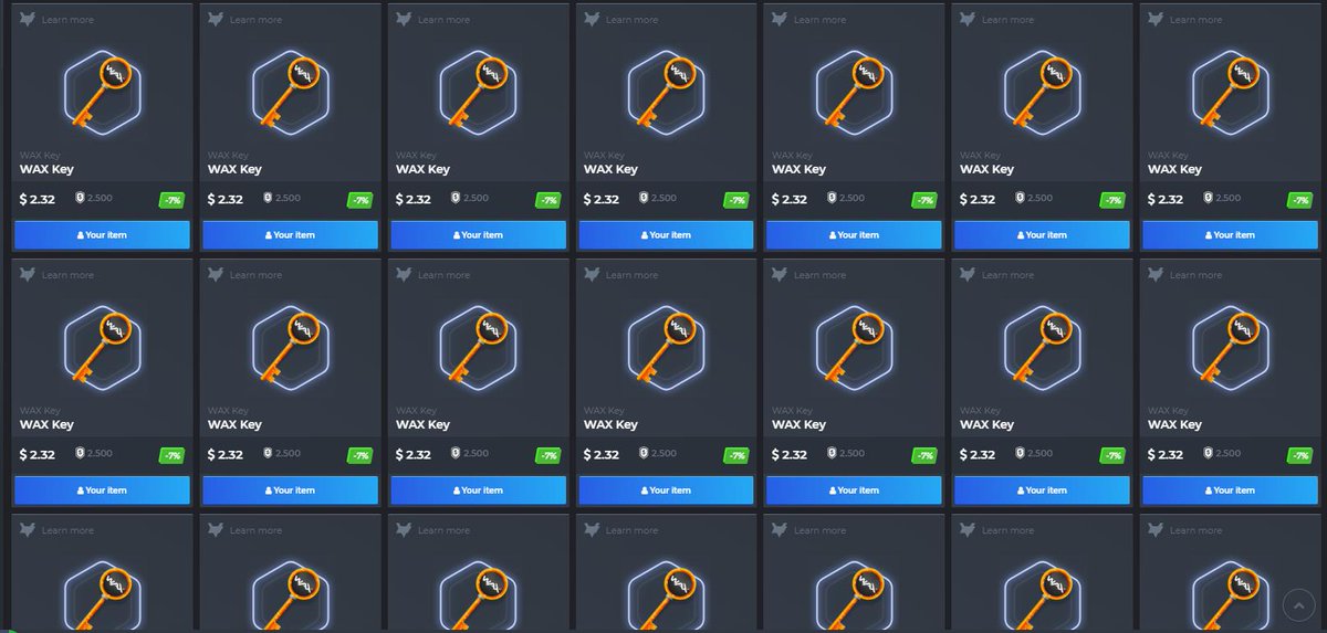 The cheapest WAX KEY right now at WAXPEER

Hurry up to buy!

waxpeer.com/?search&by=&ty…