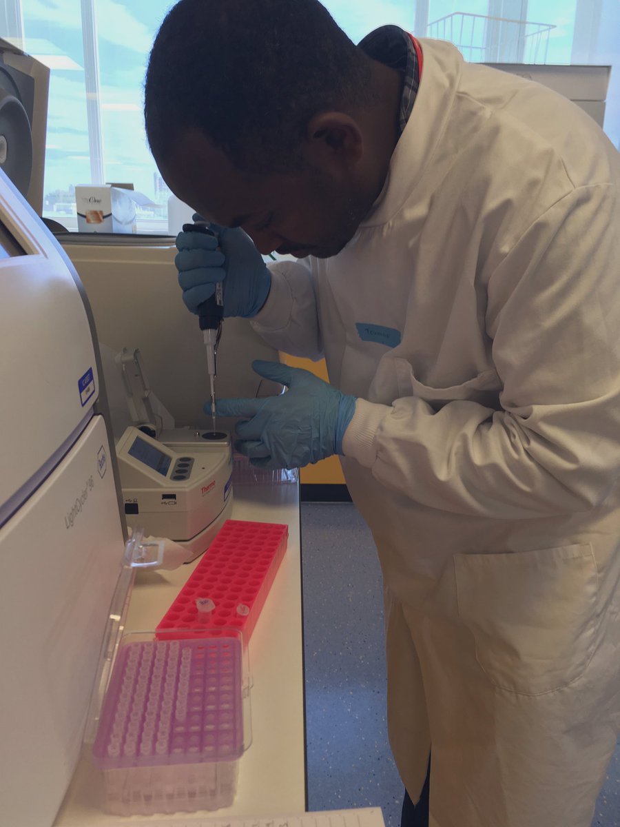 Tewoolde's tweet photo. Thank you @imperialcollege and the dedicated scientists for teaching me the prestigious molecular LAB skills. It’s an honour! #bioanalyzer #ELISA #PCR #flowcytometry #RNAextraction #cellculture #beingascientist #pharmacology #synergy https://t.co/aV3jresfud