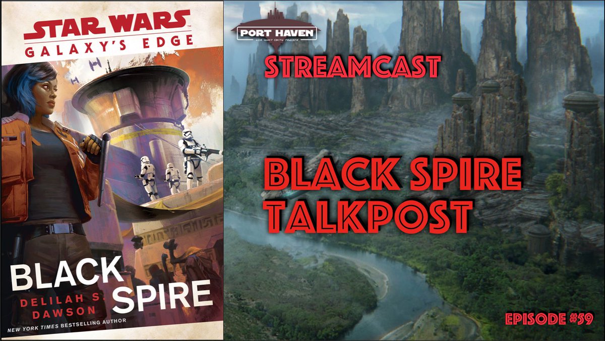 PortHavenForums's tweet photo. SURPRISE it’s not our normal day but in about 10 minutes we will be having a discussion about #GalaxysEdge #BlackSpire by @DelilahSDawson at https://t.co/UFURqmzFQF Come hang out and talk with us! #YTWP #PSWYT https://t.co/fSu0I4Tz3N