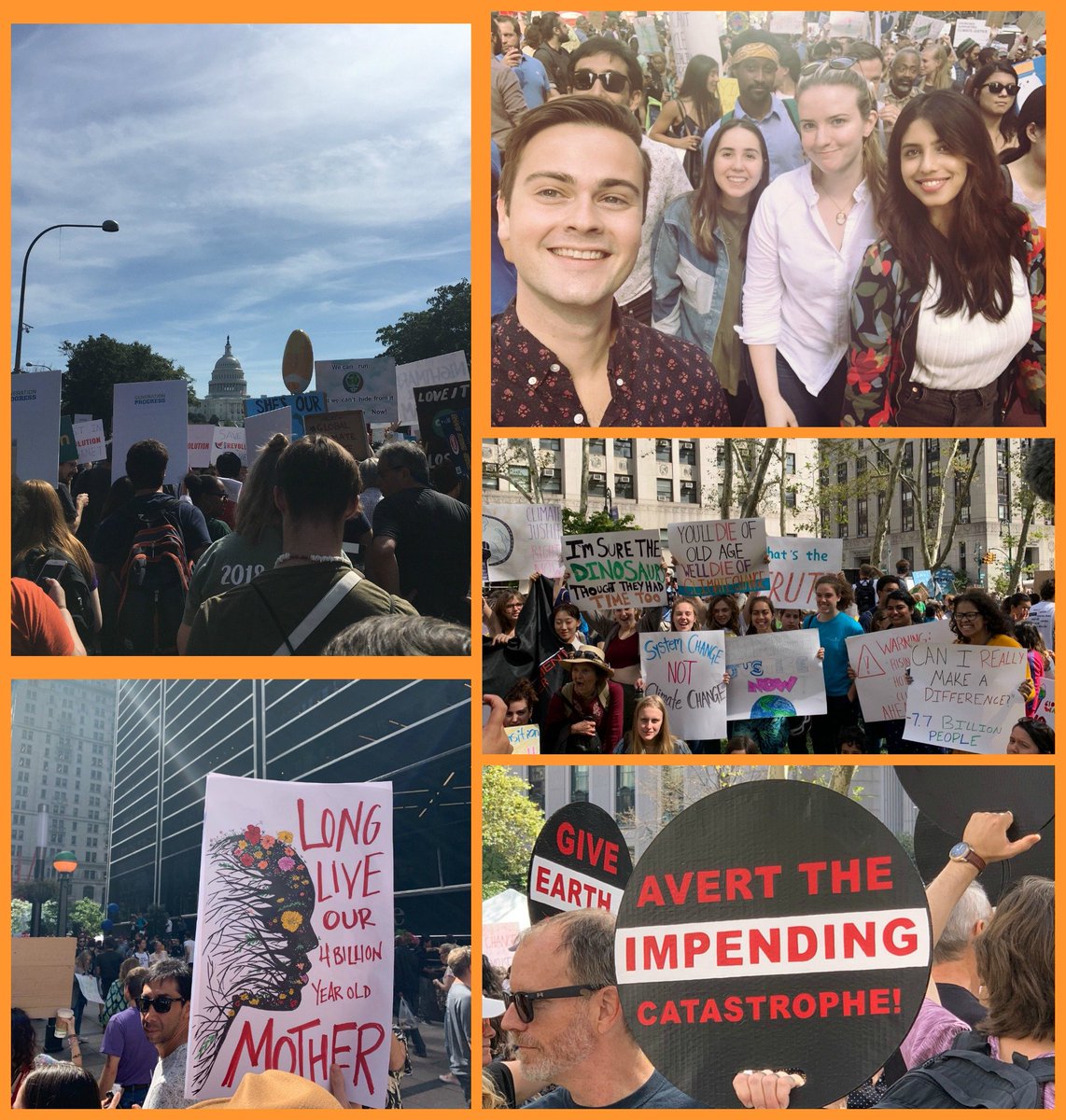 Our NYC and DC teams marched with thousands of others in today’s global #ClimateStrike to demand action on climate change. #PN1ForAll #StrikeWithUs