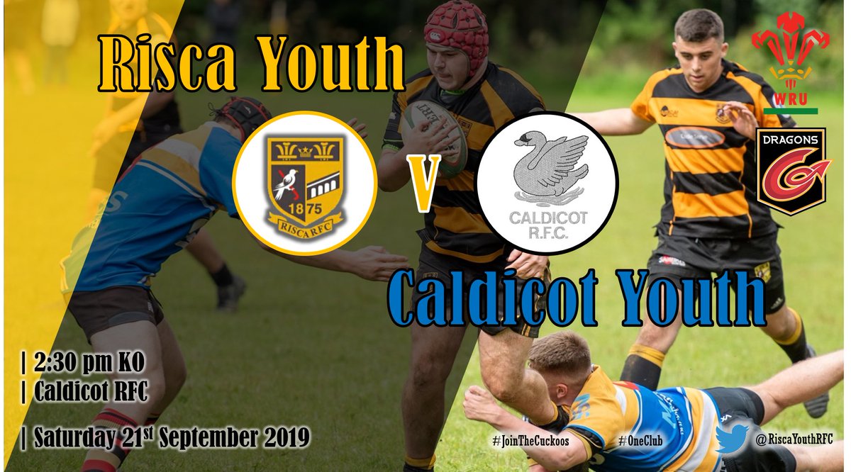 RiscaYouthRFC's tweet photo. AND THE SEASON CONTINUES...

#GameOn #SupportTheYoof ✌️

GAME ON!!! 
🏉 @CRFCyouth 
🏆 Dragons DB League
📅 Saturday 21st September
⏰ 2:30 KO
📍 @CaldicotRFC 
🚘 NP26 4JW

#UppaYoof
🙌🙌🖤💛🖤💛🙌🙌 https://t.co/t4mKms9SmD