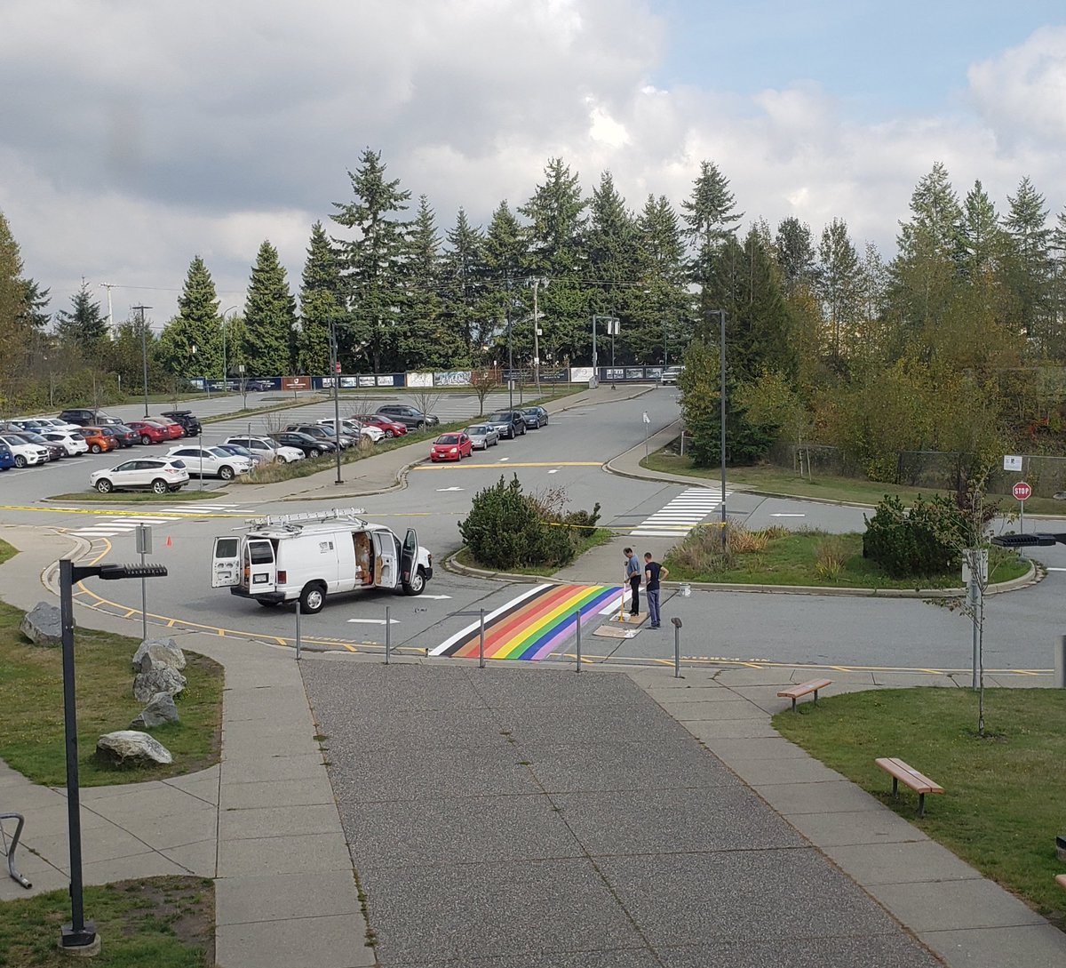 Ms_AWoolf's tweet photo. It's finally happening, as we speak! #loveislove @ByrneCreekSS, 2019! https://t.co/QlwyQyYLZc