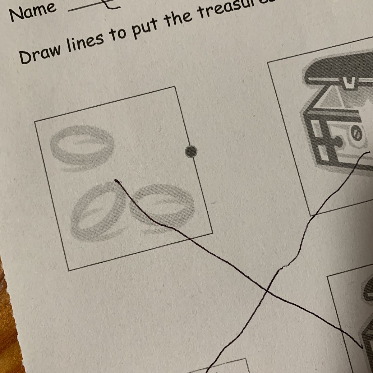 Sara_Jiang's tweet photo. OMG and look what is on my kid’s homework this week!!! #Pareidolia #RuiningEverything #TheyAreRingsToNormalPeopleNotPinwormEggs https://t.co/azYn9l6All