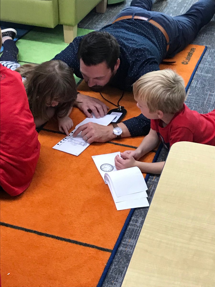 Kinderteachera2's tweet photo. Our new principal Blake Smolen is truly enjoying his new job at the AECC.  We all kinda like him too! https://t.co/Rk9GcZSNdR