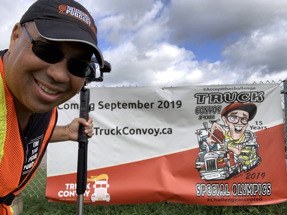 The Truck Convoy for Special Olympics is having their GTA convoy tomorrow. Get the details and get involved! truckconvoy.ca #truckconvoys #acceptthechallenge #specialneeds #specialolympics #theleadpedalpodcast #specialolympicsathletes #truckers