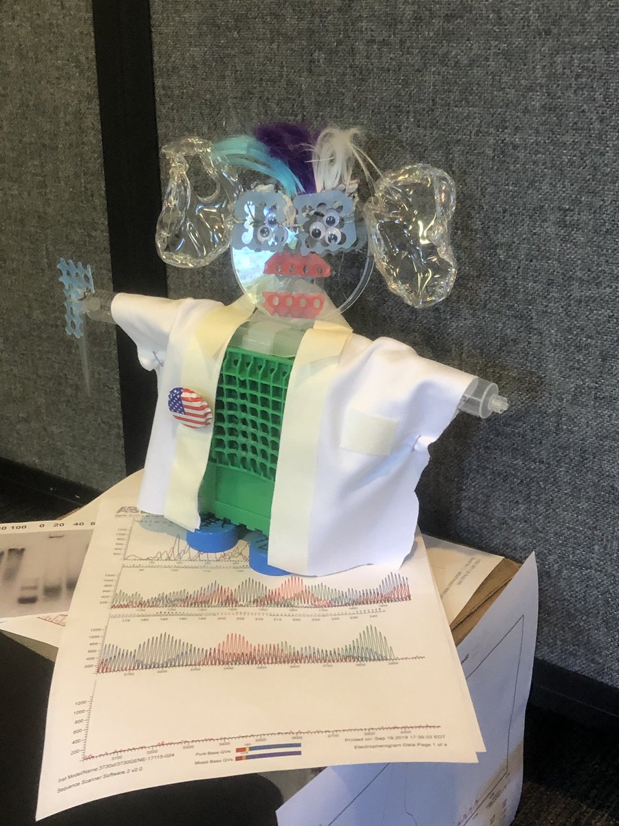 GilbertLabRNA's tweet image. The lab gremlin has followed us to the @YaleMBB retreat!  Be on the lookout 👀 #DataFails #Sabotage #LabkiTheGremlin