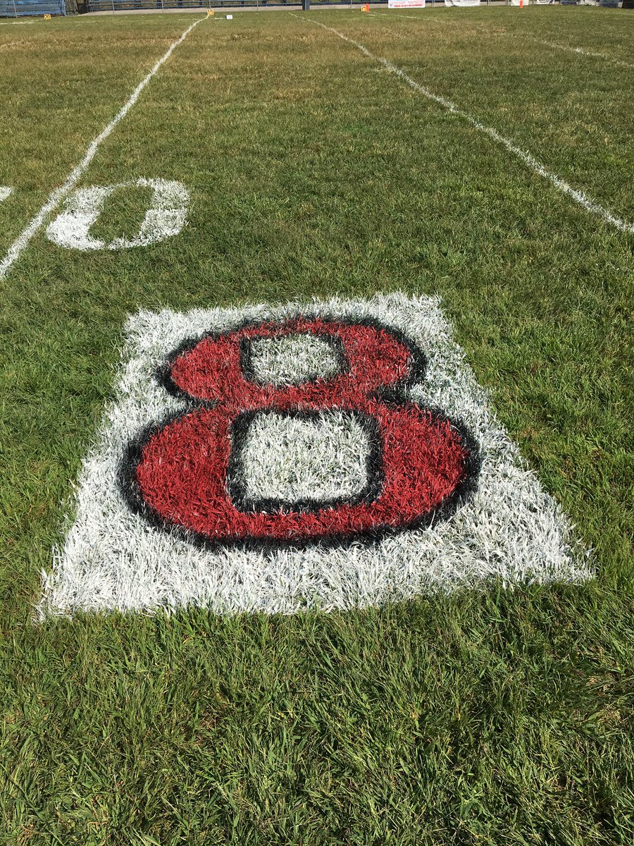 walkermarsha's tweet photo. Tolsia adding some new artwork to the field plus honoring the memory of fellow Wayne county athlete Colt Adams and Roane County’s Alex Miller. https://t.co/QPyQc3tO68