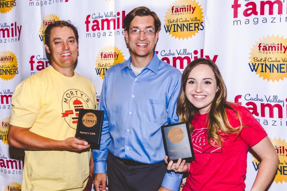 We are thrilled to be included among the Cache Valley Family Magazine's Best of Cache Valley Awards!

We were voted "Best Burger of Cache Valley" for the fifth year in a row AND "Best Food Truck of Cache Valley" for the second year in a row.

Thank you Cache Valley!