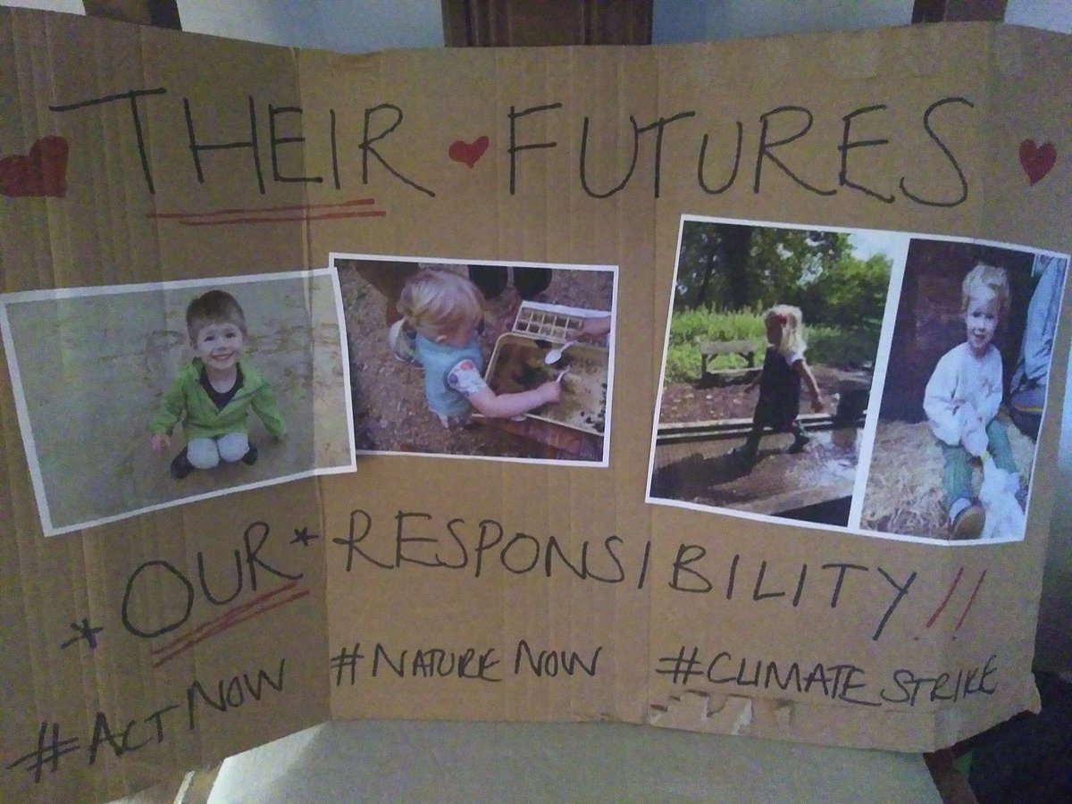 snoringdormouse's tweet photo. I attended today's #ClimateStrike as  aunty, cousin, friend, outdoor educator &amp; #ForestSchool Leader to children &amp; young people who will inherit our legacy of denial, inaction &amp; complacency.

@Strike4Youth
#TheirFutures #OurResponsibility
#YouthStrike4Climate 
#ActNow #NatureNow https://t.co/AuKcgbwxZS